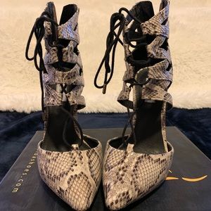 Steve Madden Snake Skin heels